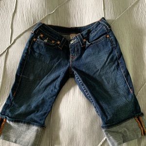 True Religion Cropped Shorts